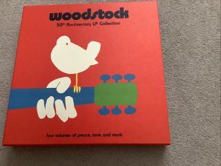 Woodstock 50th Anniversary Coloured 10 Vinyl Set Vinyl Me Please (unsealed)