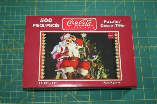 Coca Cola 500 Piece Puzzle Christmas Santa 2004 Coke