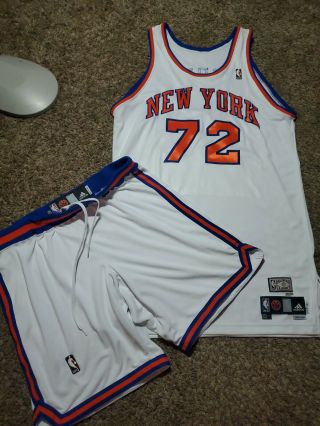 2006 - 07 Adidas Hwc York Knicks 72 - 73 Team Issued Sample Jersey & Shorts Game