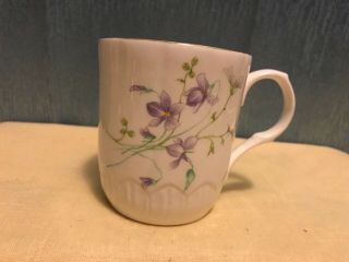 Crown Trent Fine Bone China Floral Mug Cup Staffordshire England
