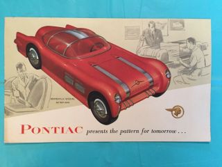 1954 Pontiac " Bonneville Special Concept Car,  Star Chief & Chieftain " Brochure