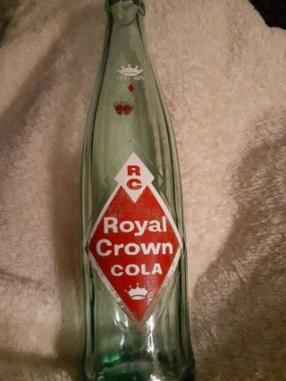Vintage 1960s 1964 Royal Crown Rc Cola Soda Bottle 10 Oz -
