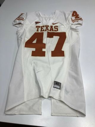 Game Worn Texas Longhorns Football Jersey Size 44 47