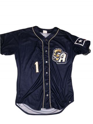 Game Worn San Antonio Missions Jersey (brewers Prospect Cory Ray) Size 40/small