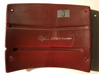 Terry Francona Boston Red Sox Signed Fenway Park Seat Back Mlb Authentication