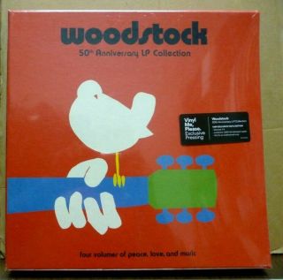 Woodstock 50th Anniversary 10 - Lp Vmp Colored Vinyl Exclusive 866 &