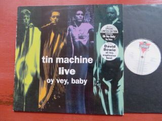 Tin Machine (david Bowie) Live Oy Vey,  Baby - Vinyl Lp Album - London 1992