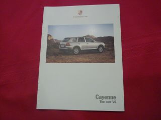 2004 Porsche Cayenne V6 Brochure
