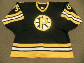 1992 Providence Bruins Game Worn Jersey - Ahl - 1st Yr Jersey - Goalie