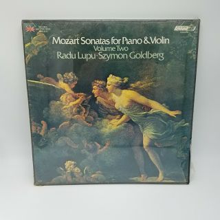 Mozart Sonatas For Piano & Violin Radu Lupu Szymon Goldberg Box Set Rare