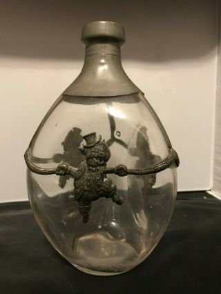 Haig & Haig Pinch Dancing Pig Scotch Whiskey Bottle Decanter Hard One To Find