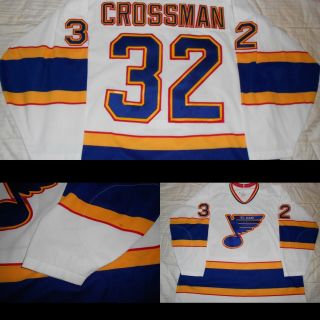 Doug Crossman St.  Louis Blues 1993 - 94 Game Worn Jersey