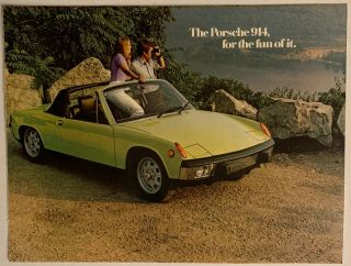 1973 Porsche 914 Sales Brochure/ Folder