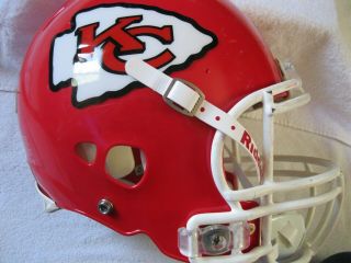 Riddell Kansas City Chiefs Full Size Heavy Duty Complete Nfl Football Helmet
