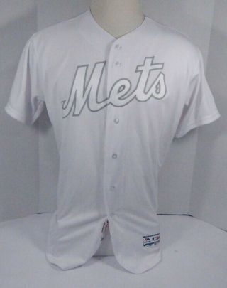 2019 York Mets Blank Game Issued White Jersey Players Weekend 44 Mets6178