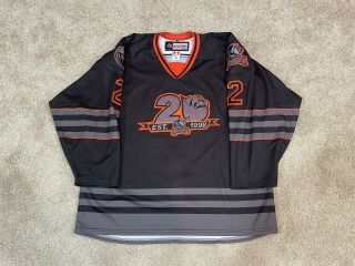 Bakersfield Condors Game Worn Ahl Authentic Jersey Ccm 20th Anniversary