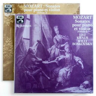 Boskovsky & Lili Kraus Mozart Violin Sonatas French References 8 Lp