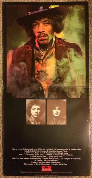 The Jimi Hendrix Experience - Electric Ladyland rare UK LP w/ nude cover - 2