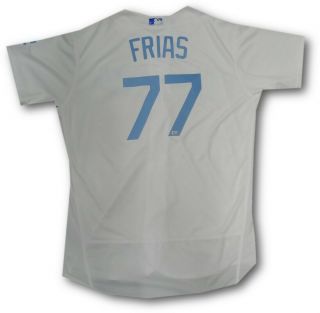 Carlos Frias Official Major League Game Jersey Fathers Day June 19,  2016