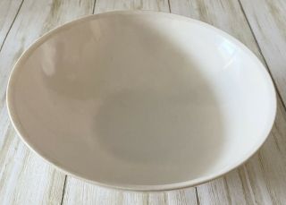 Boontonware Melamine Melmac Serving Bowl,  8 " Diameter,  White,  Mid Century Design