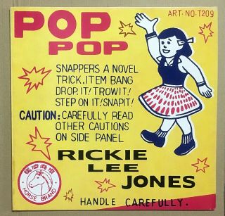 Rickie Lee Jones Pop Pop 1st Press Audiophile Gef24426 1991 Near Lp