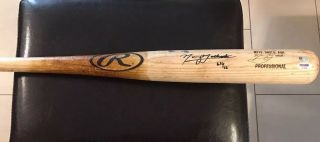 Invest Manny Machado Game & Autographed 2016 Rawlings Bat Psa/dna 9