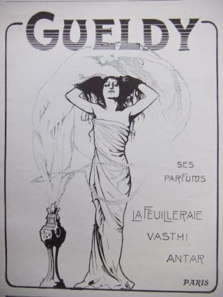 Ad Print 1913 Gueldy Its Perfumes La Feuilleraie Vastmi Antar Paris