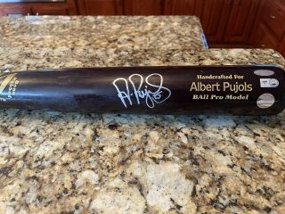 Albert Pujols Professional Model Bat Game By Joe Mather Psa