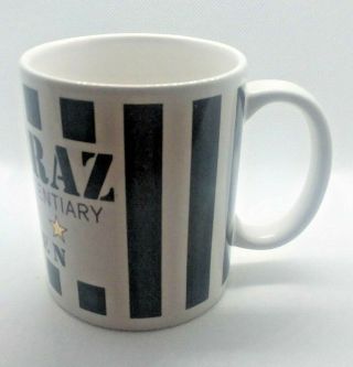 Alcatraz Federal Penitentiary Warden Souvenir Coffee Mug Black And White 3