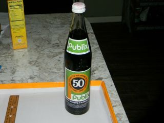 16oz Coca Cola Publix Commemorative 50th Anniversary 1930 - 1980 Bottle