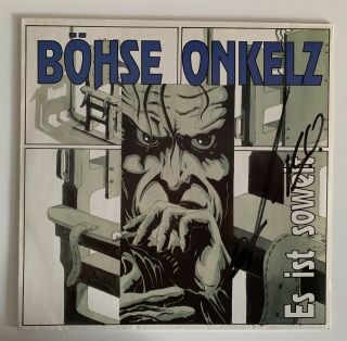 Böhse Onkelz - Es Ist Soweit,  Lp,  Vinyl,  1990,  Signiert Von Kevin Russel
