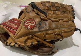 Bobby Bonilla “game - Used” Pittsburgh Pirates Rawlings Fielding Glove Psa/dna