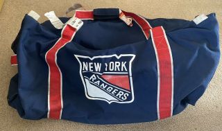 Cody Mcleod Game York Rangers Hockey Equipment Bag - Steiner Loa