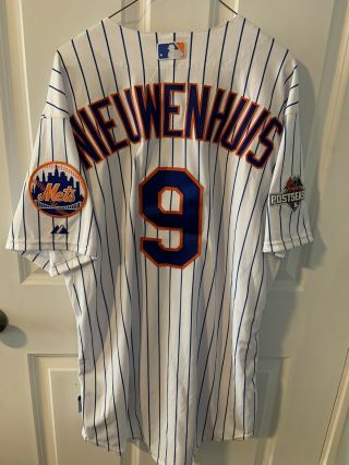 Mets 2015 Game Issued Playoff jersey - Kirk Nieuwenhuis 2