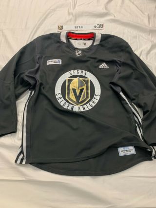 Vgk 38 Tomas Hyka 2018 Stanley Cup Final Game 1 Worn/used Practice Jersey
