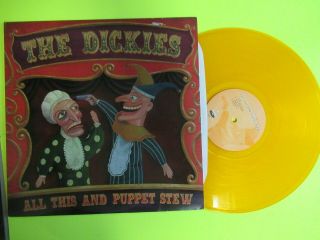 Dickies The - All This And Puppet Stew Lp Rare Gold Color Vinyl Fat Wreck Chords