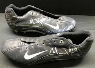 Marcus Trufant Nike Seattle Seahawks Signed Game Cleats Beckett Bas