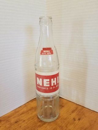 Vintage Nehi Pop Soda Bottle 10 Oz.  Royal Crown Bottling Co.