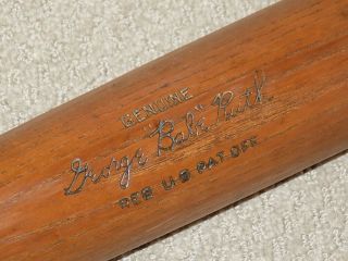 Babe Ruth H&b Vintage Baseball Bat York Yankees Hof