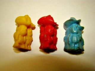Vintage 1970 (3) Munch Bunch Frito Lay Corn Chips Rubber Pencil Toppers Giveaway 2
