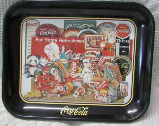 Vintage Coca Cola Tray " Through The Years,  2 ",  1996