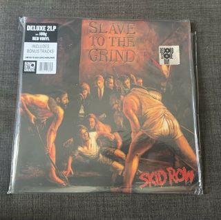 Skid Row “slave To The Grind” Vinyl 2xlp Rsd 2020 Record Store Day Red Opened
