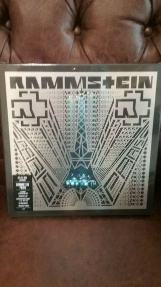 Rammstein Paris Deluxe Edition 4 X Lp Vinyl,  2 X Cd,  Blu - Ray Concert - Import