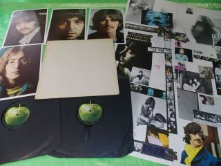 The Beatles : White Album - 1968 1st Press,  Stereo,  Top Opener,  Complete Lp 215