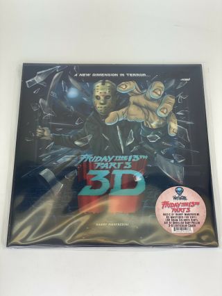 Friday The 13th Part 3 3d Vinyl Lp Red And Blue Vinyl Lenticular Cover 2019