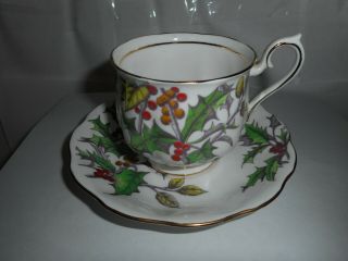 Vintage Teacup Tea Cup And Saucer Set Royal Albert Flower Of The Month Series