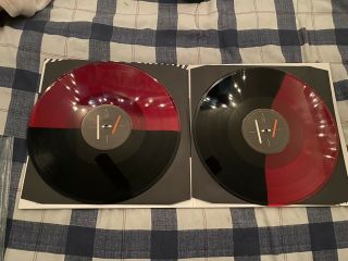 Blurryface By Twenty One Pilots (2015) Half Black/half Red Vinyl Record Lp