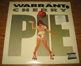 Warrant Cherry Pie Vinyl Lp Us Issue Shrink Wrap W Stickers Vg,  /nm (record/covr)