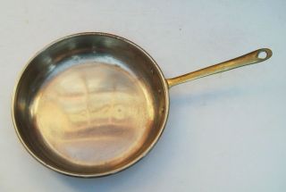 Vintage B And & M Douro Solid Copper 8 1/2 " Skillet Fry Pan Cookware