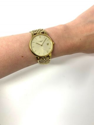 Vintage Longines Quartz Movement Date Indicator Wristwatch 967